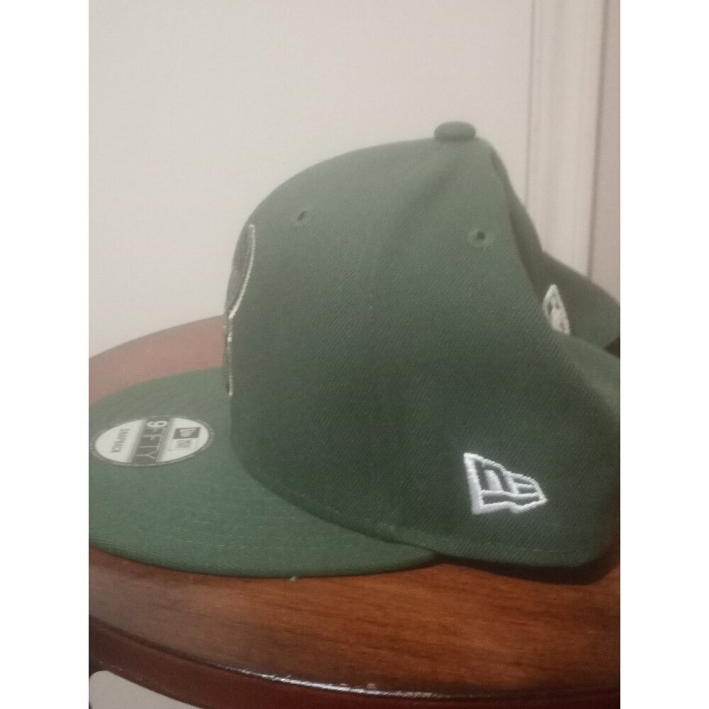2023 Milwaukee Bucks New Era 9FIFTY NBA Adjustable Snapback Hat Cap Green 950 - Picture 13 of 13